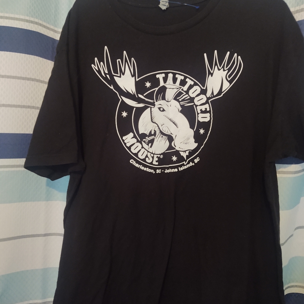Tattooed moose t shirt